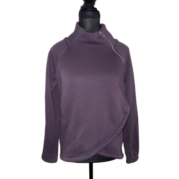 Athleta Cozy Karma Asymmetrical Pullover Sweatshirt Size XS/P - Picture 1 of 6